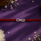 Infinity Bro 925 silver rakhi for brother