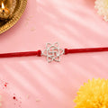 925 Sterling Silver Swastik Rakhi for Brother