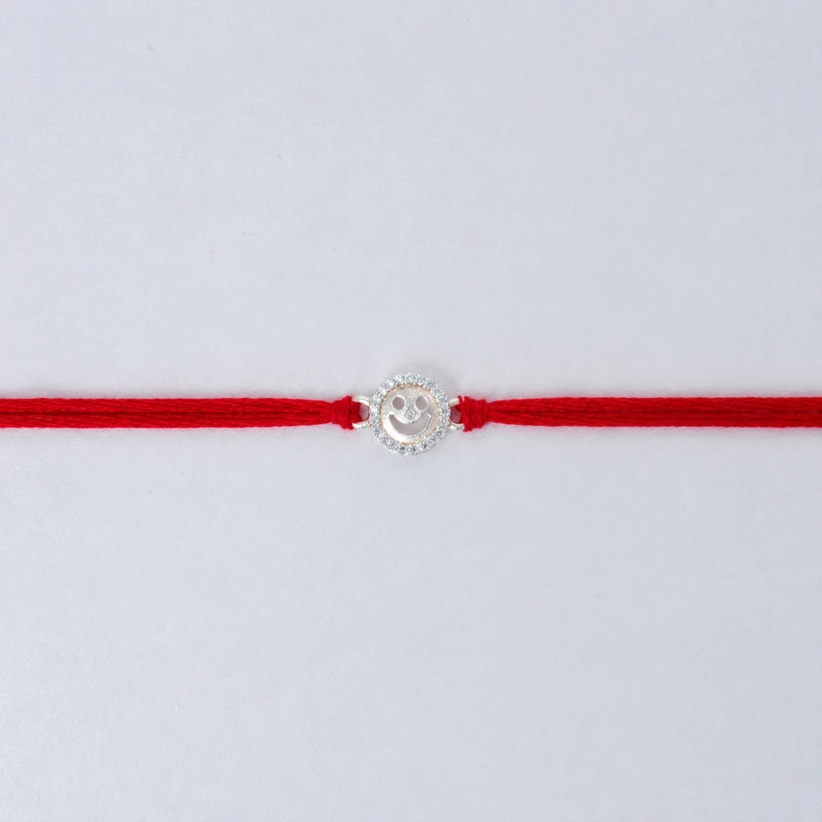 Sterling Silver Smily Rakhi For Brother