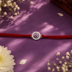 Om Sterling Silver Rakhi for Brother