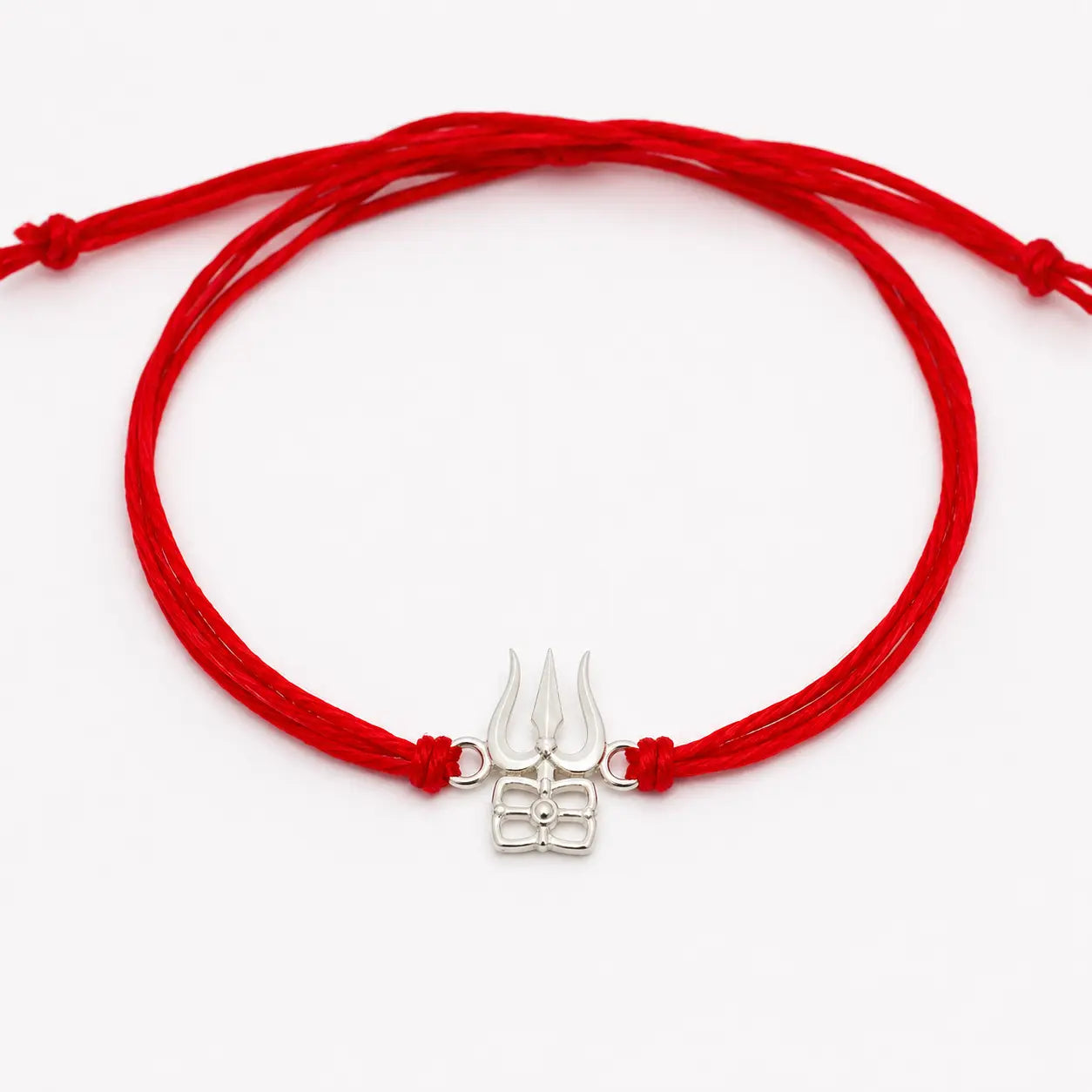 Silver Trishul Damru Rakhi