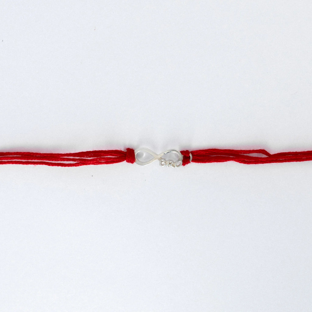 Infinity Bro 925 silver rakhi for brother