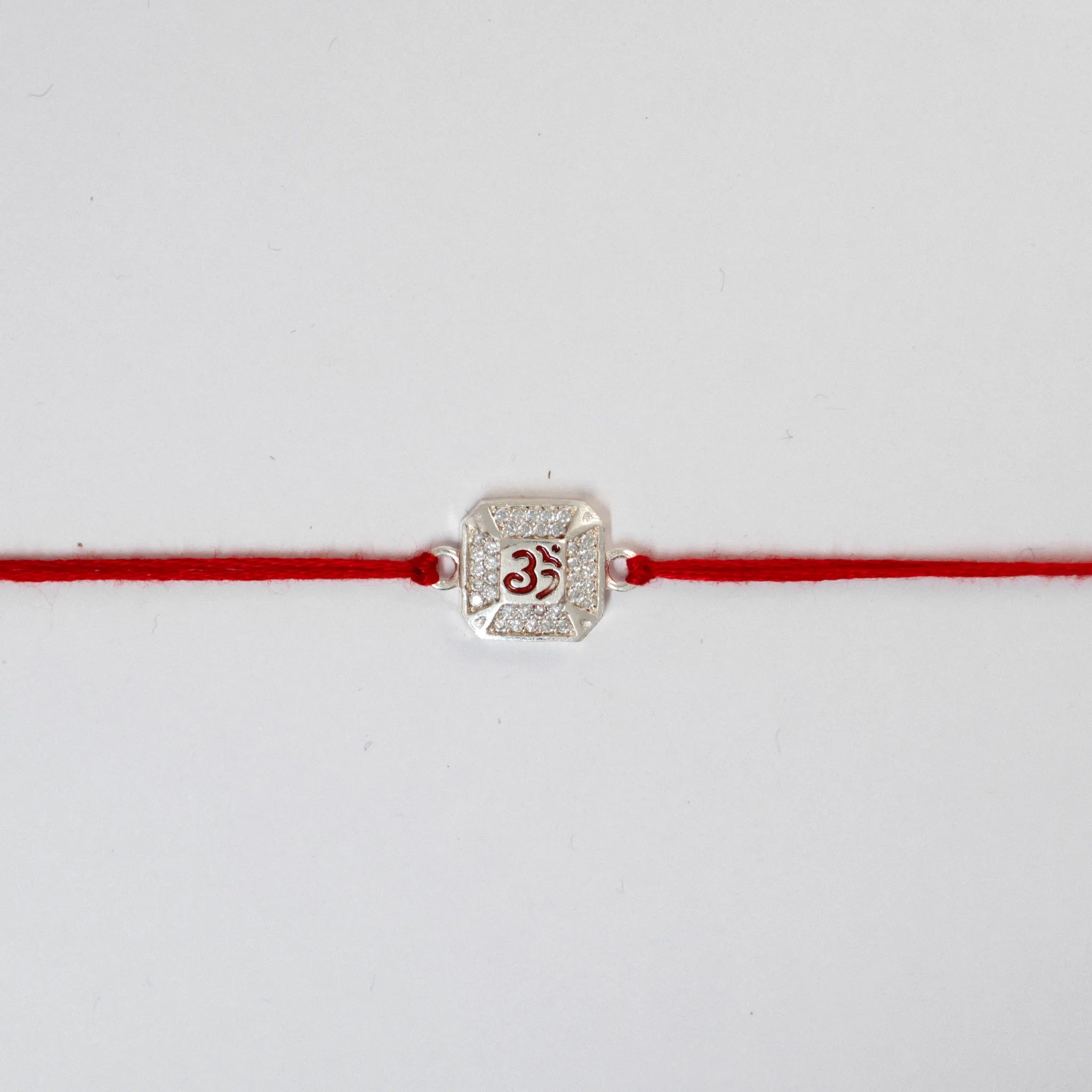 925 silver om rakhi