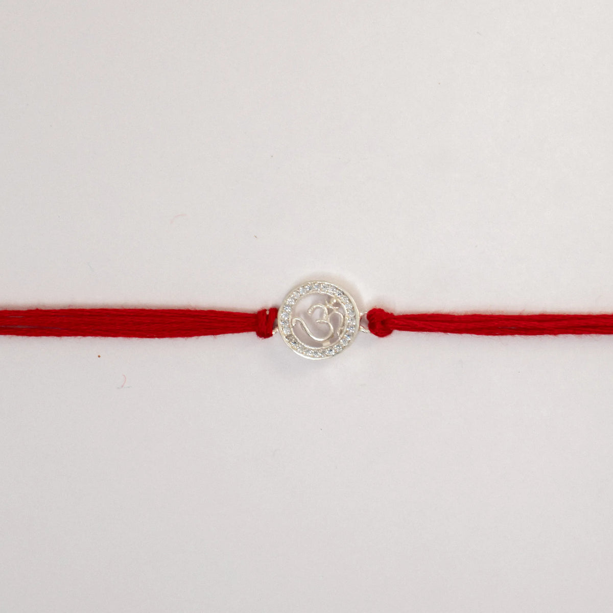 Om Sterling Silver Rakhi for Brother