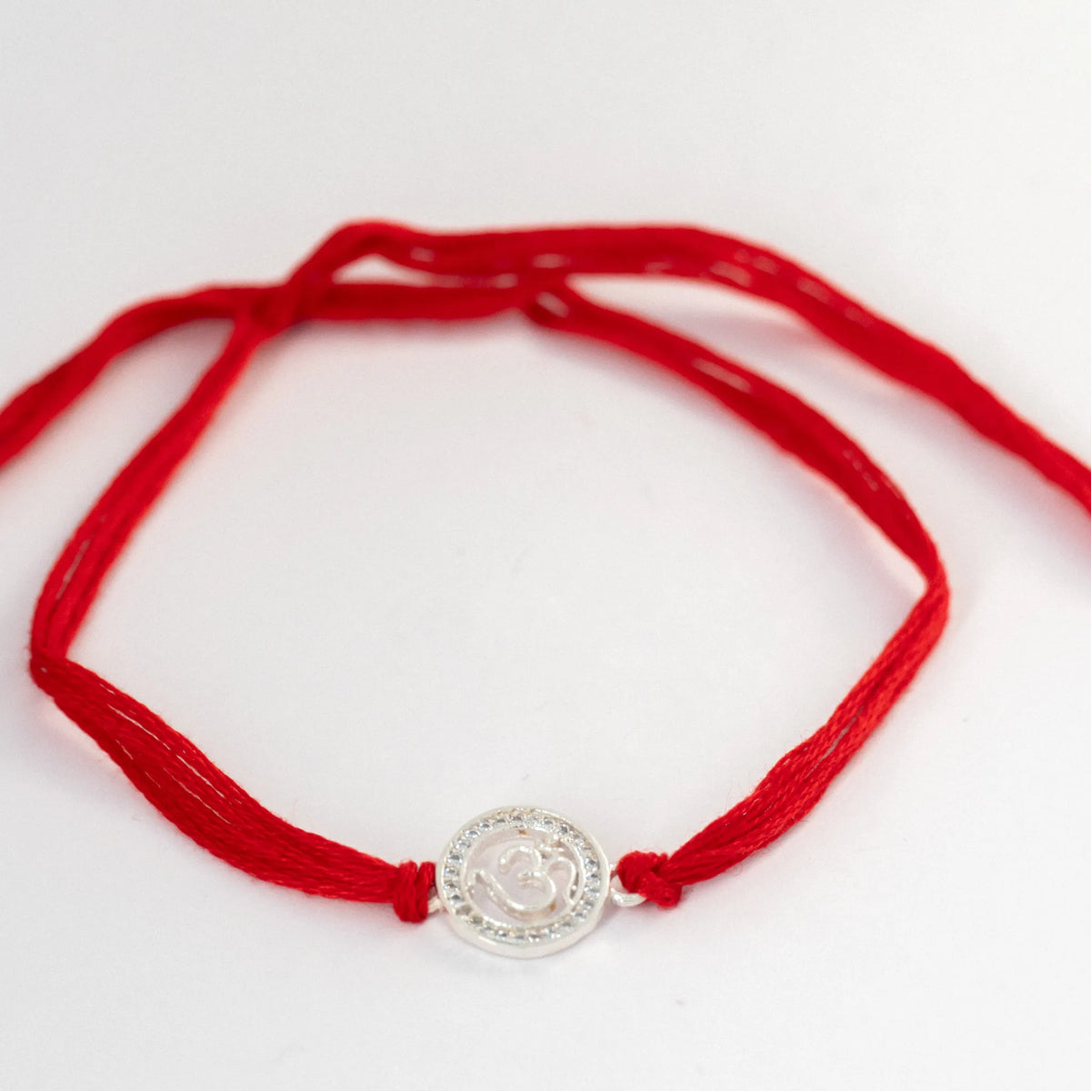 Om Sterling Silver Rakhi for Brother