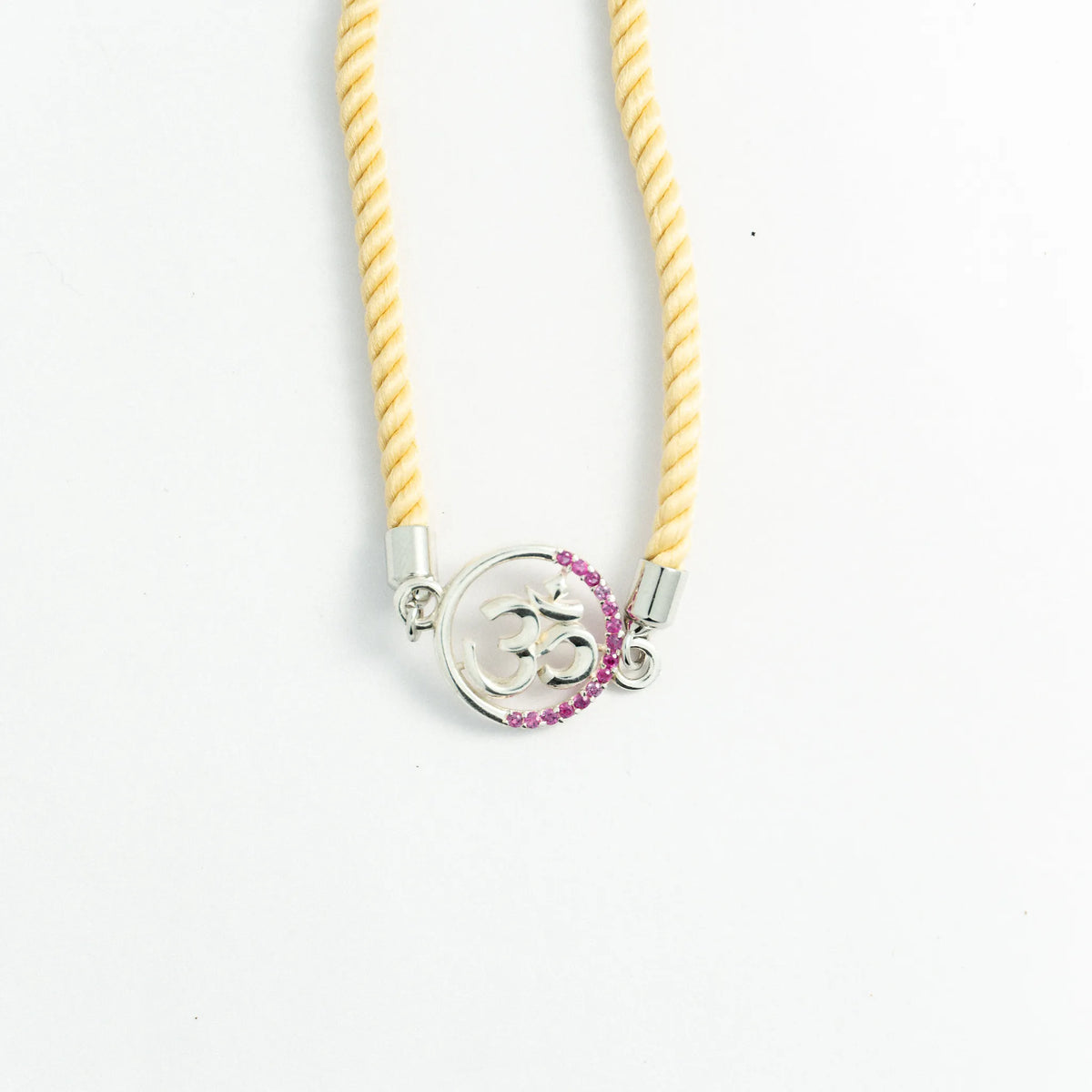 Om Premium Sterling Silver Rakhi