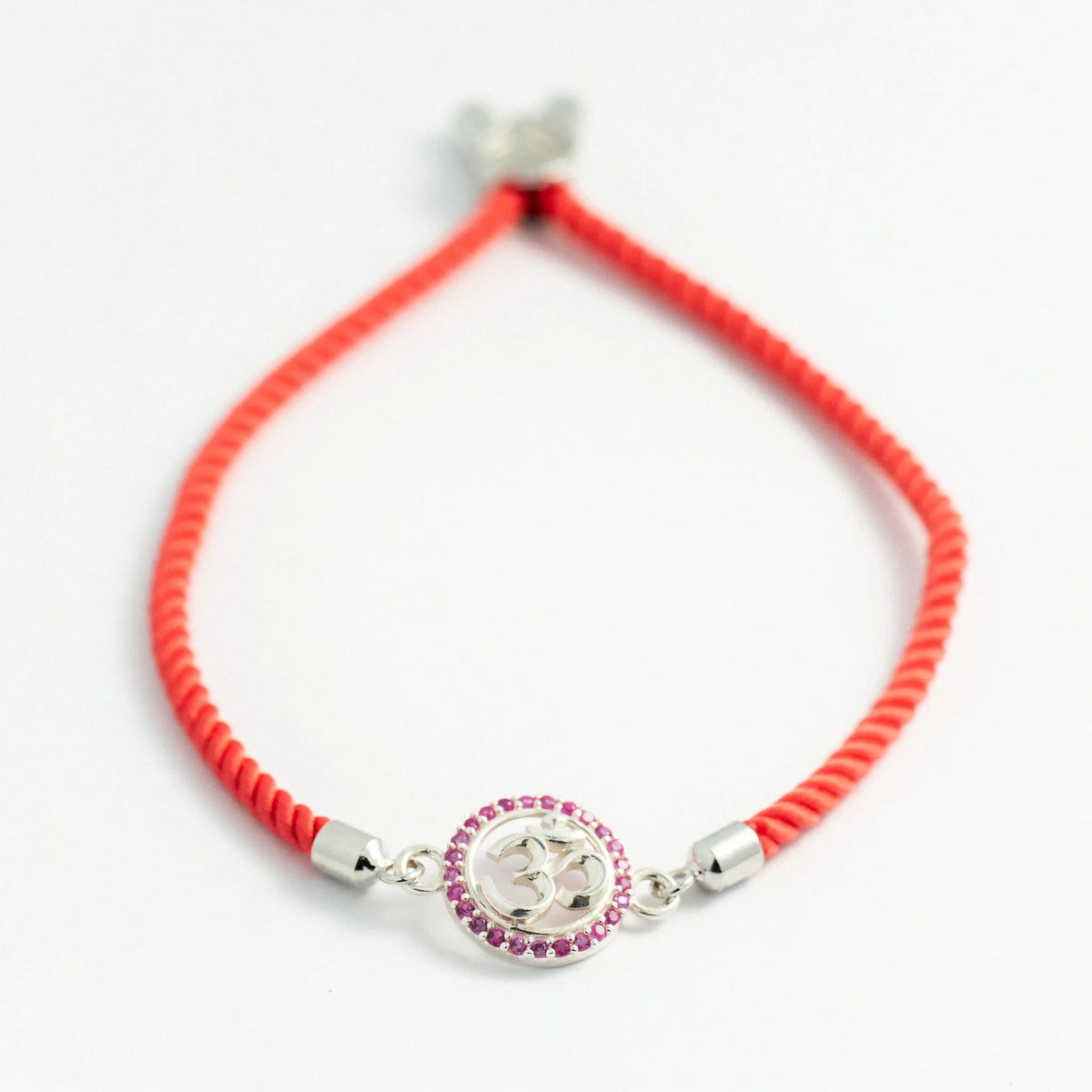 Om Premium 925 Silver Rakhi