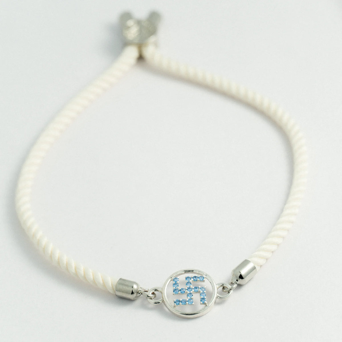 Swastik 925 Silver Premium Rakhi