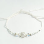 925 Sterling Silver Best Bro Premium Rakhi with Crystal Beads