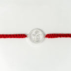 Silver Ganesha Rakhi for Brother 