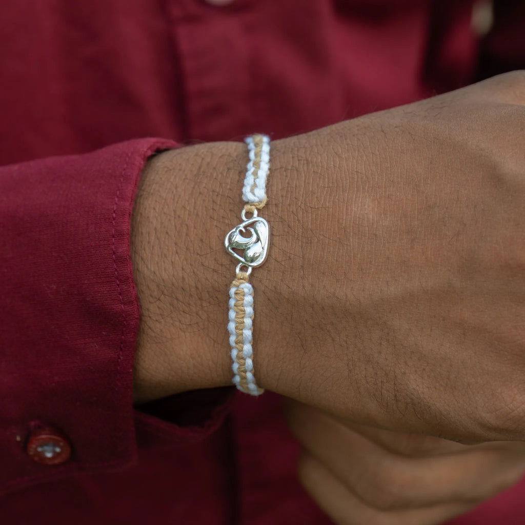 Silver Lord Ganesha Rakhi for Brother