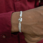 Silver Lord Ganesha Rakhi for Brother