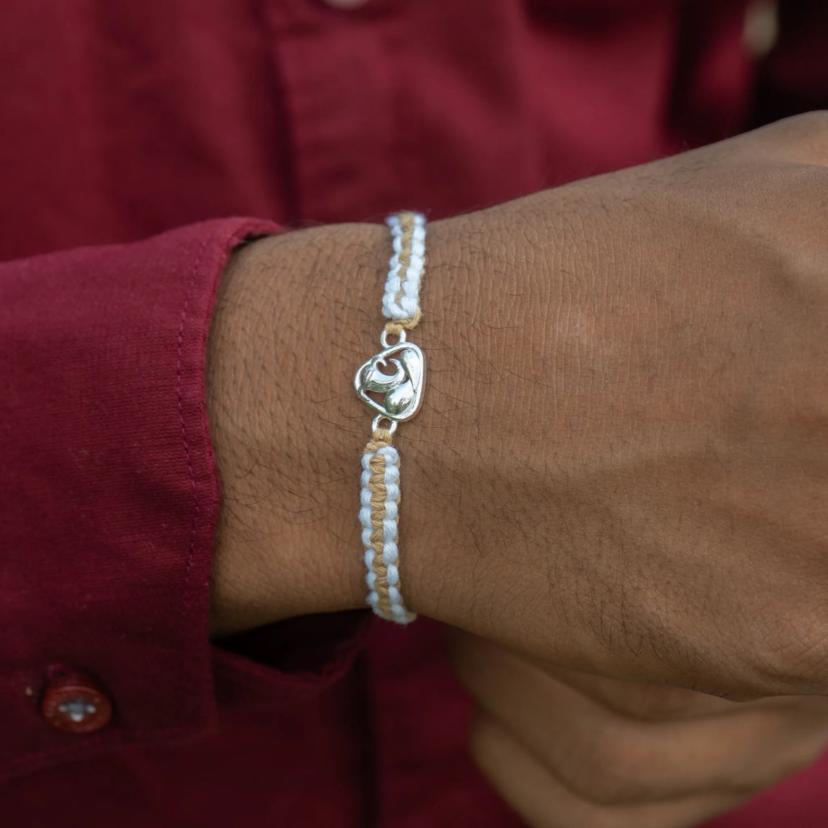 Silver Lord Ganesha Rakhi for Brother