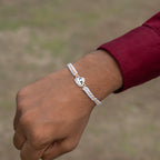 Silver Lord Ganesha Rakhi for Brother