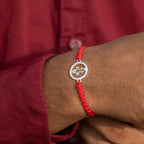 Ganesha Silver Rakhi for Brother