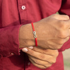 925 Sterling Silver Infinity BRO Rakhi