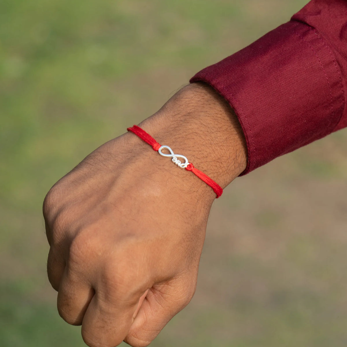 925 Sterling Silver Infinity BRO Rakhi