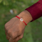 Sterling Silver VEERA Rakhi For Bhai