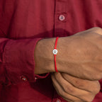 Sterling Silver Smily Rakhi For Brother