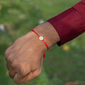 Sterling Silver Smily Rakhi For Brother