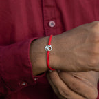 925 Silver Om Rakhi For Brother