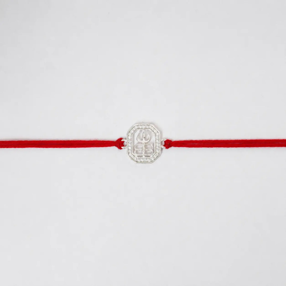 silver trishul rakhi