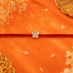 silver butterfly rakhi for brother